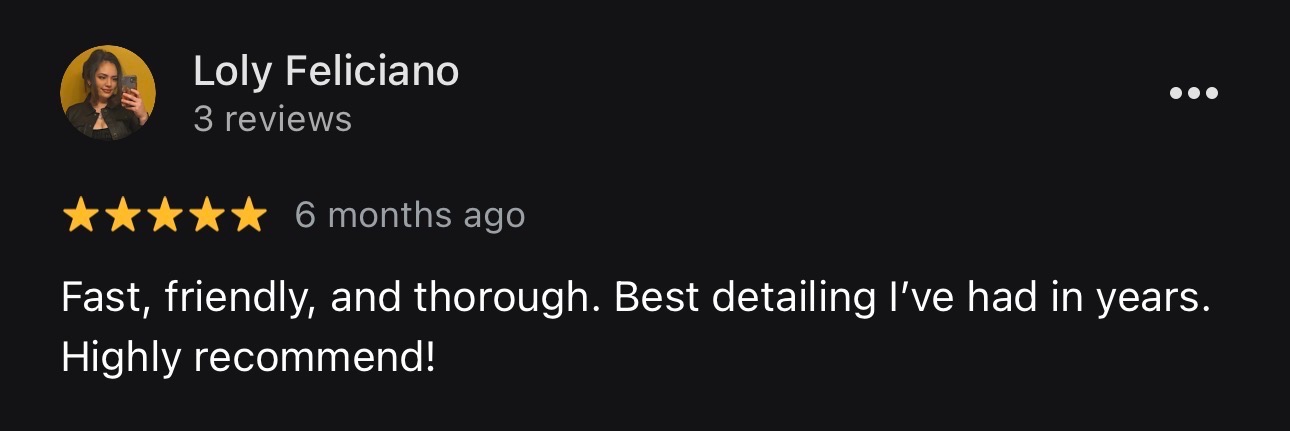 Google review screenshot