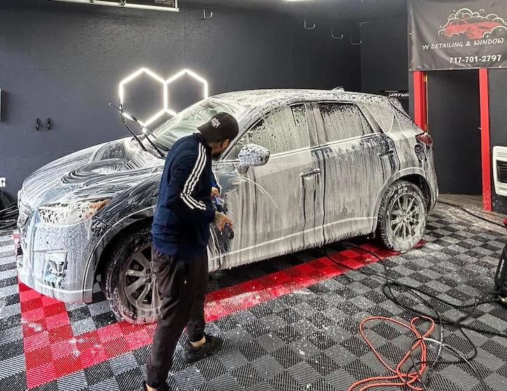 Paint correction detail work